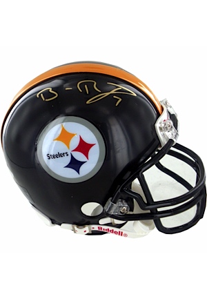 Ben Roethlisberger Autographed Pittsburgh Steelers Replica Mini Helmet